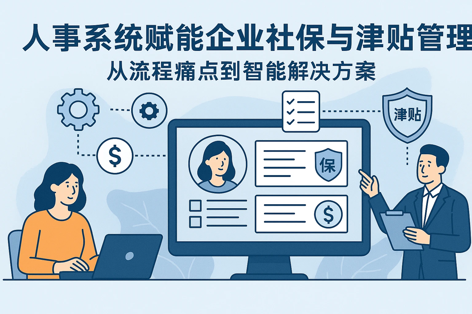 人事系统赋能企业社保与津贴管理：从流程痛点到智能解决方案
