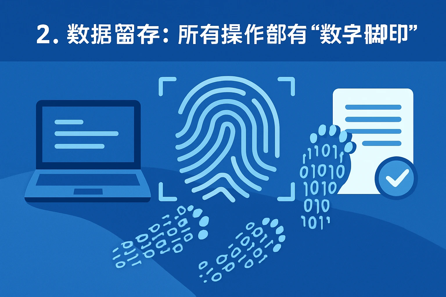 2. 数据留存：所有操作都有“数字脚印”