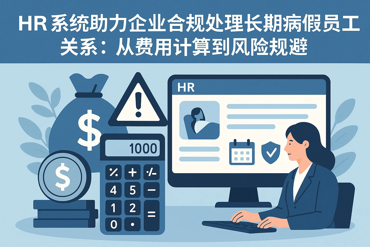 HR系统助力企业合规处理长期病假员工关系：从费用计算到风险规避