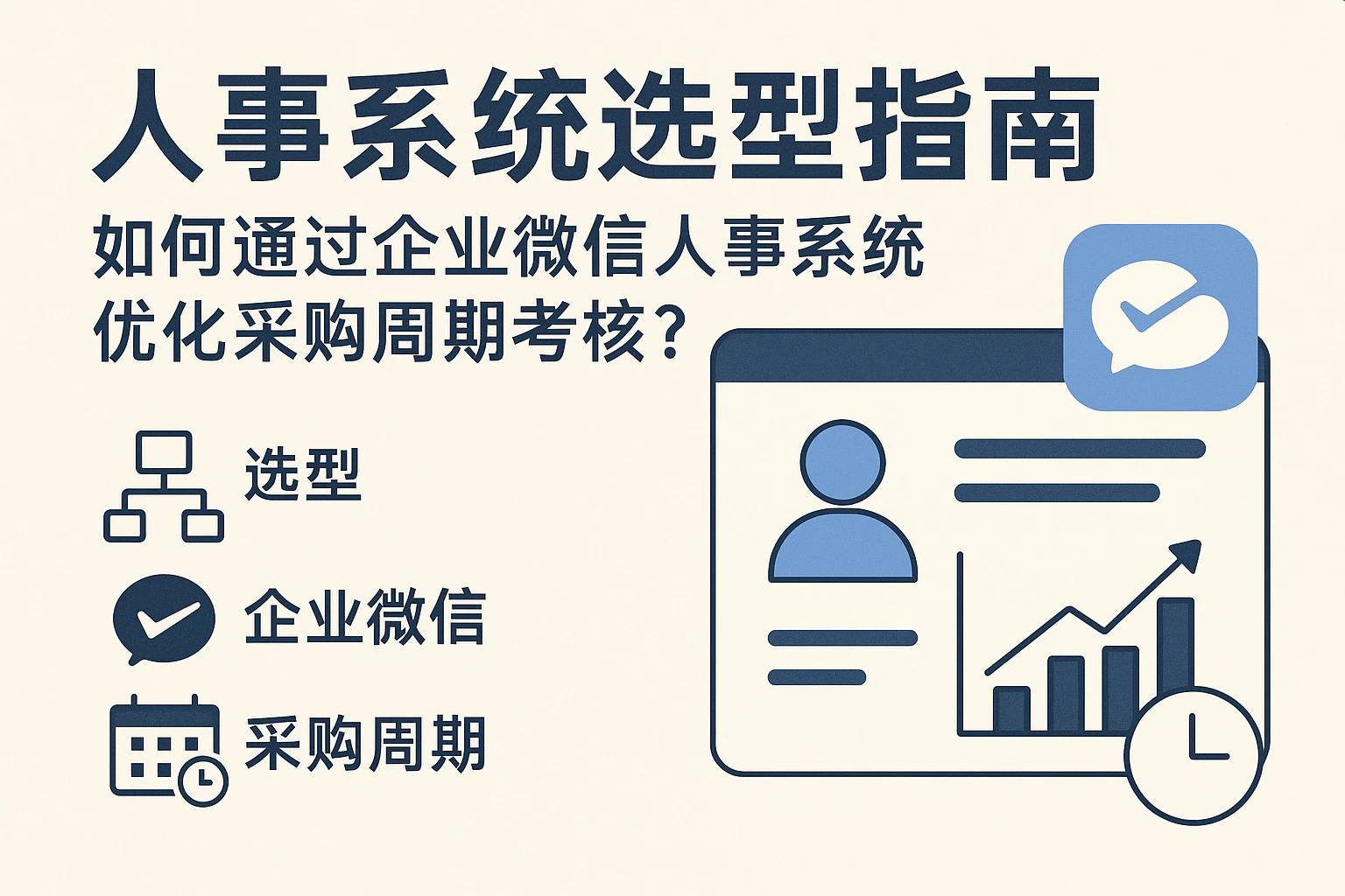 人事系统选型指南：如何通过企业微信人事系统优化采购周期考核？