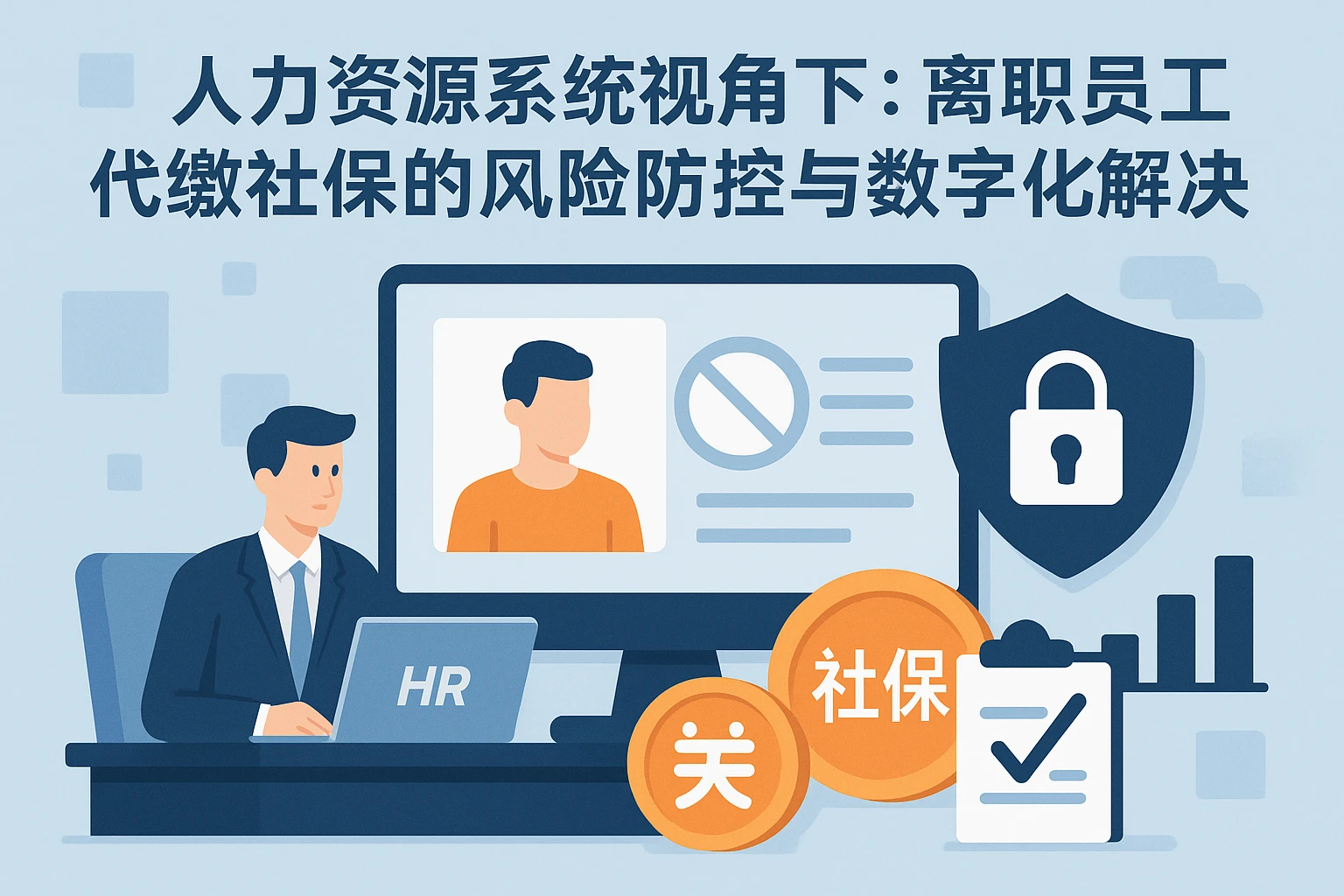 人力资源系统视角下：离职员工代缴社保的风险防控与数字化解决方案