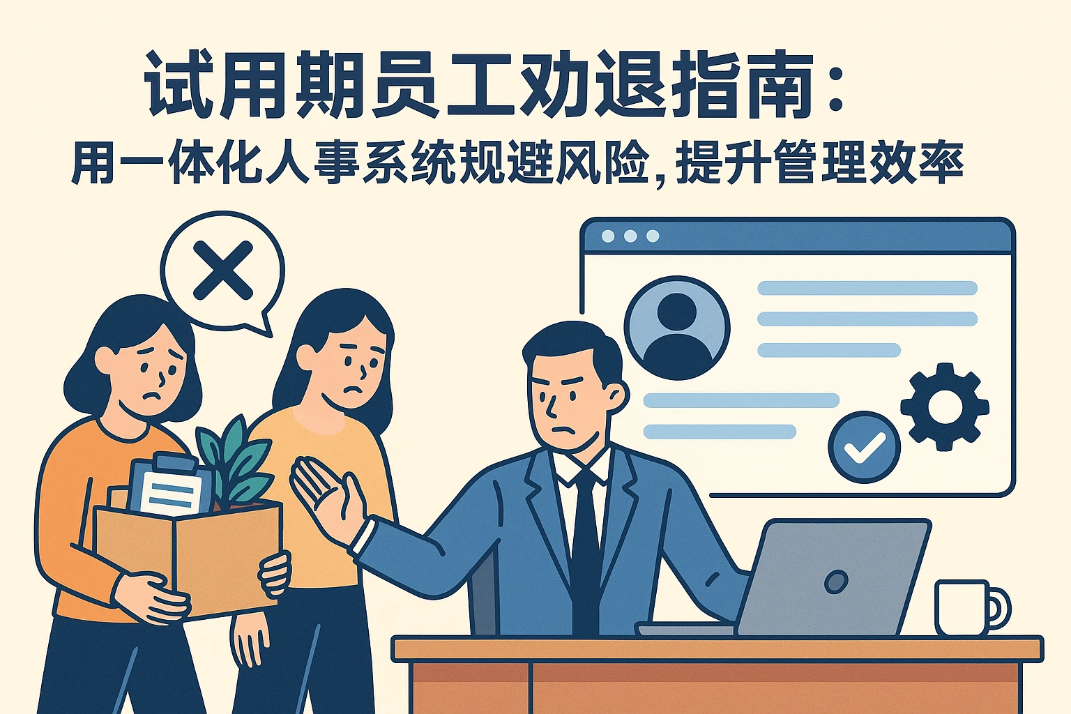 试用期员工劝退指南：用一体化人事系统规避风险，提升管理效率