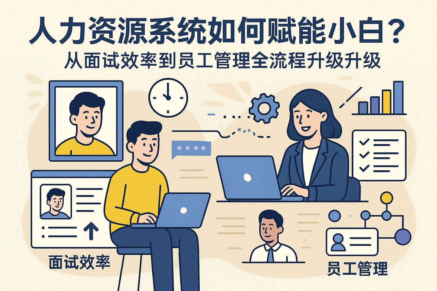 人力资源系统如何赋能职场小白？从面试效率到员工管理的全流程升级