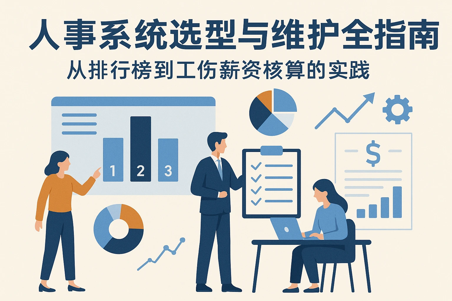 人事系统选型与维护全指南：从排行榜到工伤薪资核算的实践
