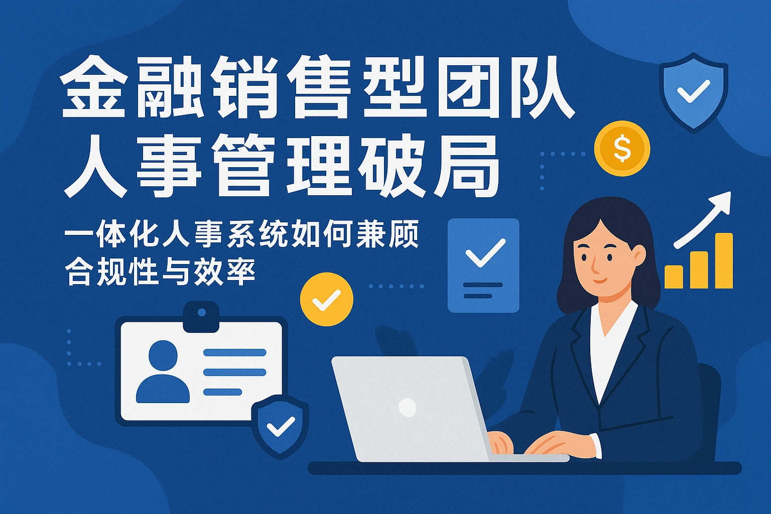 金融销售型团队人事管理破局：一体化人事系统如何兼顾合规性与效率