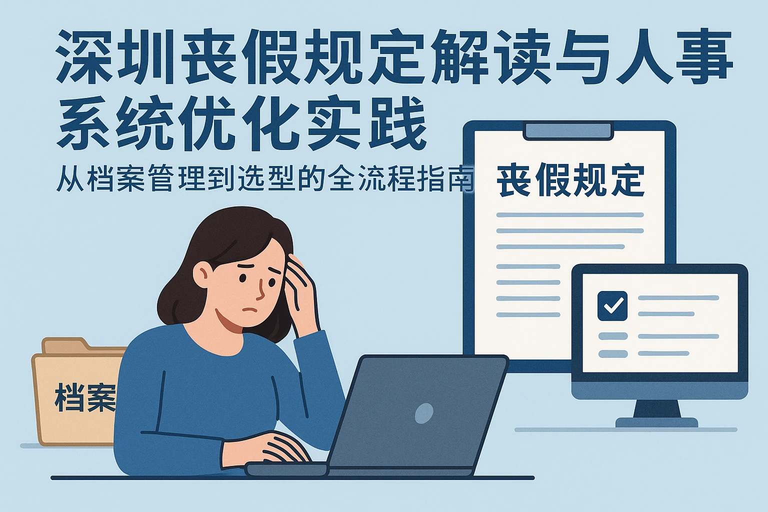 深圳丧假规定解读与人事系统优化实践：从档案管理到选型的全流程指南