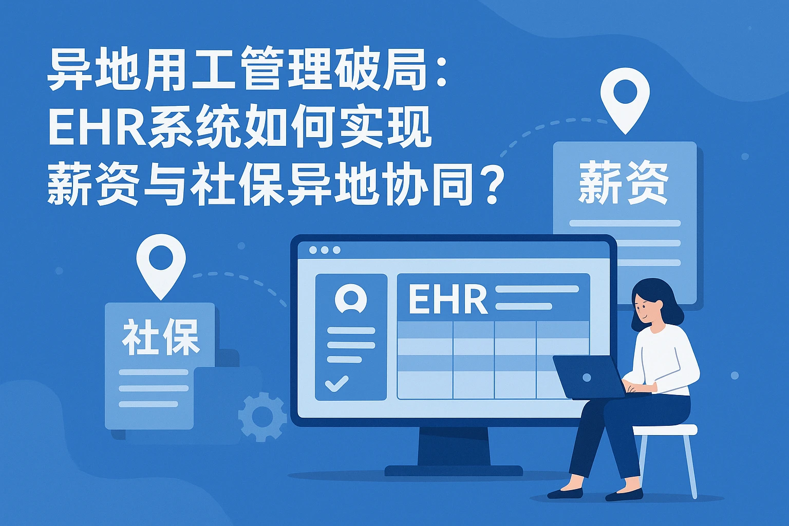 异地用工管理破局：EHR系统如何实现薪资与社保异地协同？