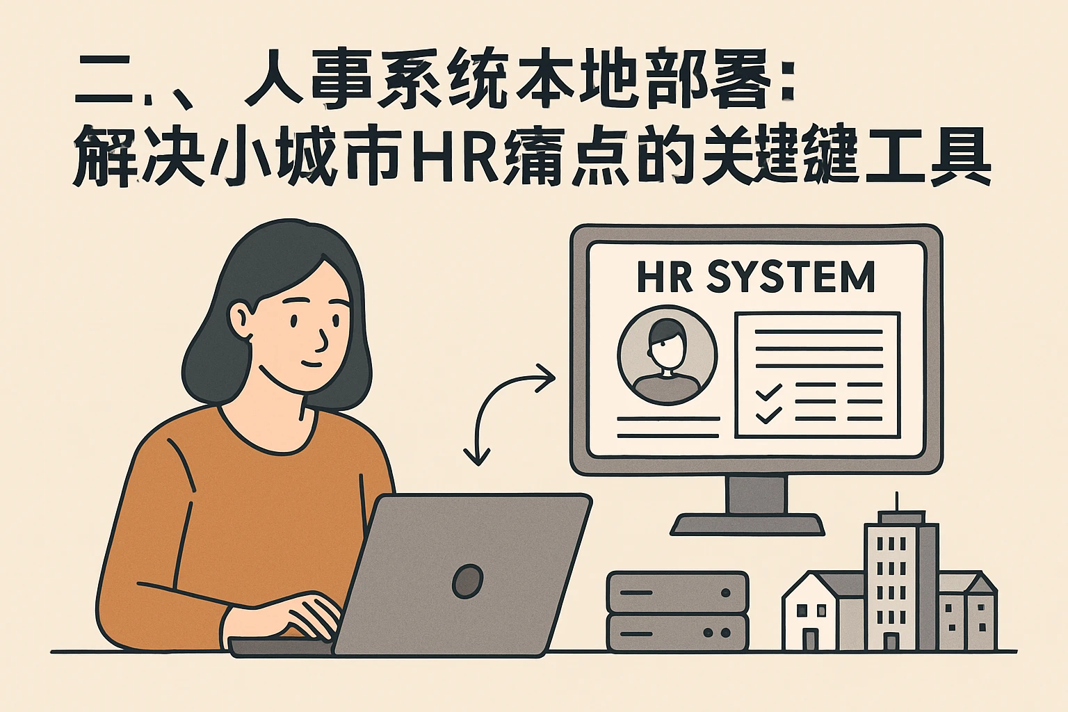 二、人事系统本地部署：解决小城市HR痛点的关键工具