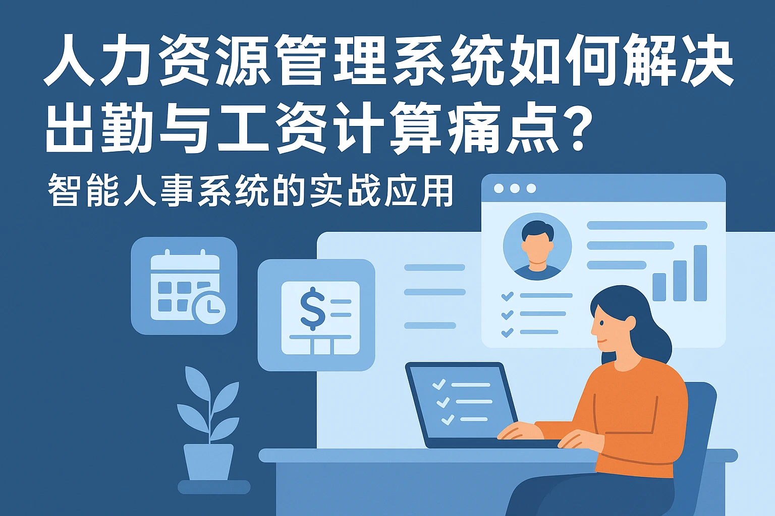 人力资源管理系统如何解决出勤与工资计算痛点？智能人事系统的实战应用