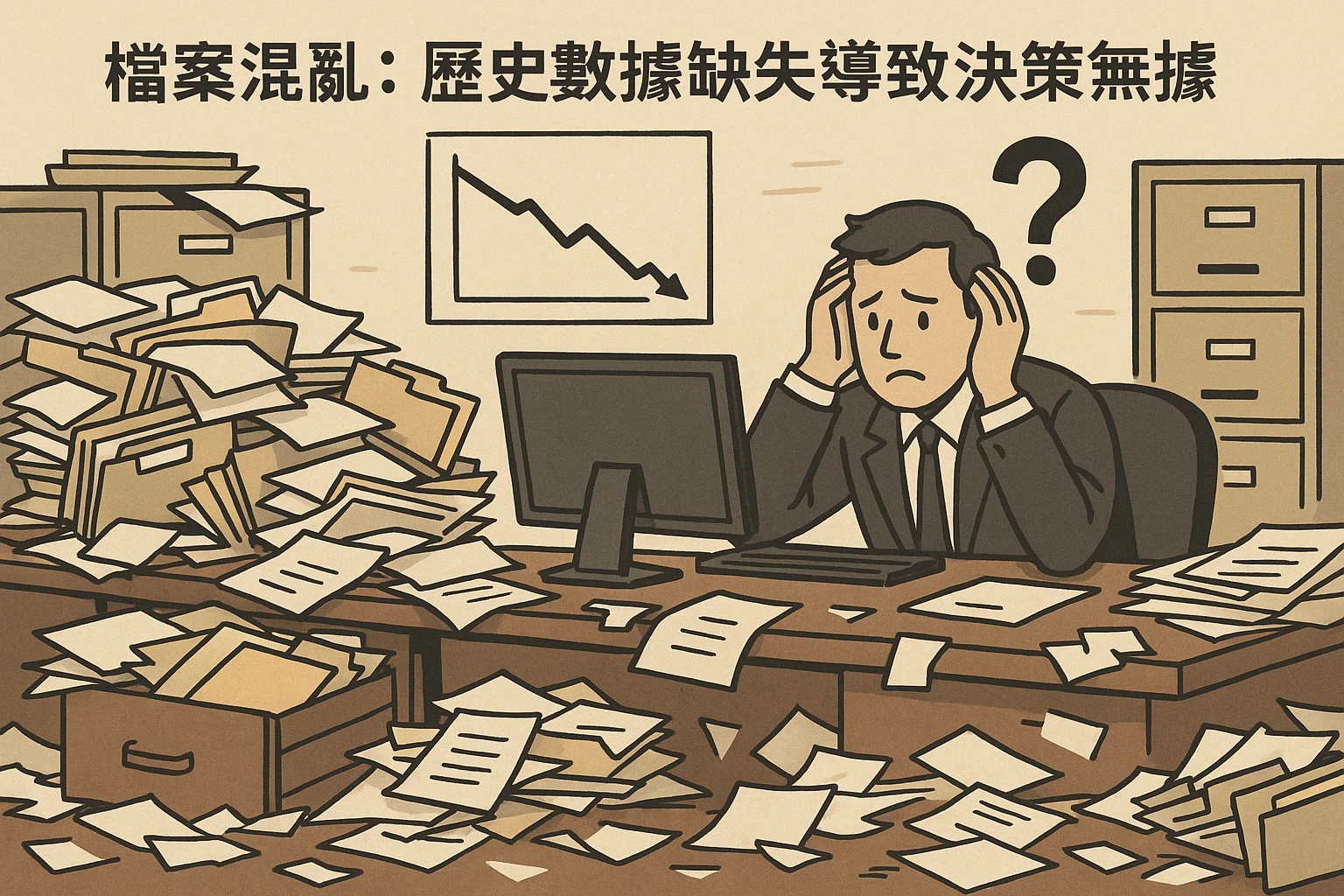 2. 档案混乱：历史数据缺失导致决策无据