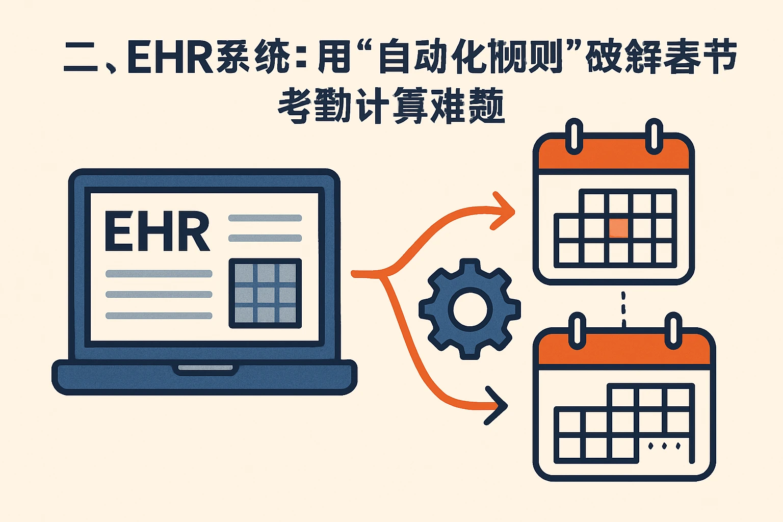 二、EHR系统：用“自动化规则”破解春节考勤计算难题