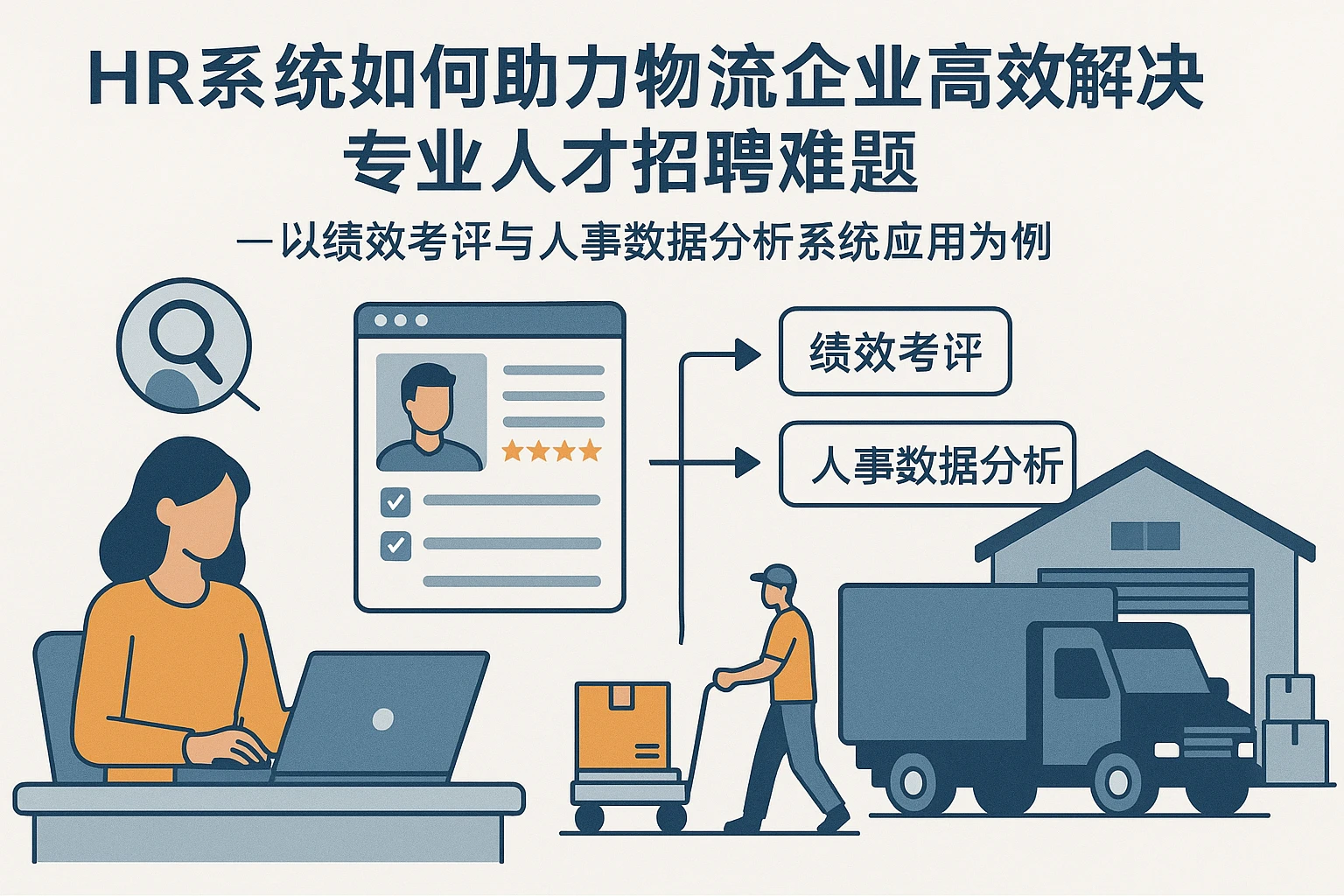 HR系统如何助力物流企业高效解决专业人才招聘难题——以绩效考评与人事数据分析系统应用为例
