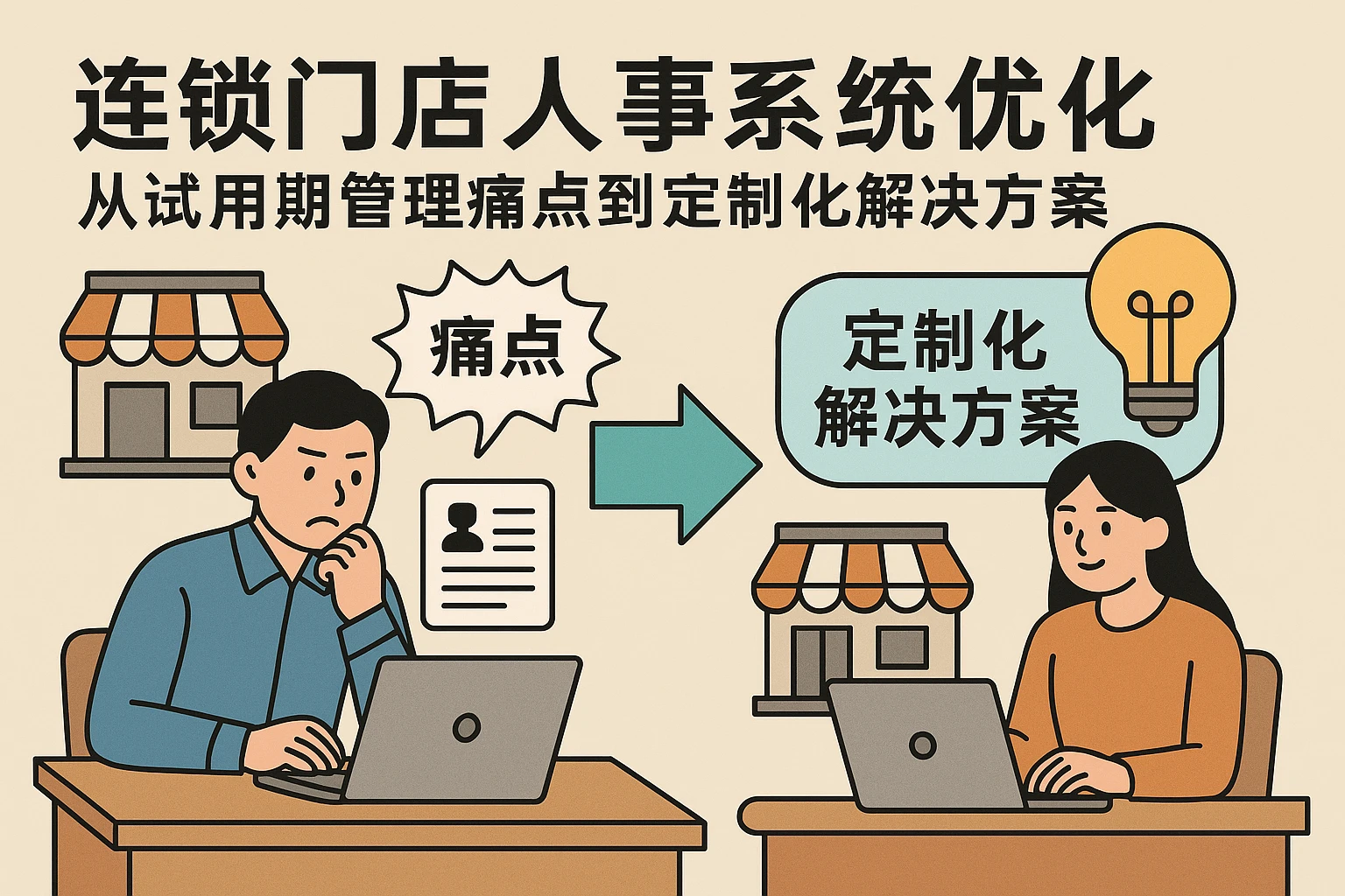 连锁门店人事系统优化：从试用期管理痛点到定制化解决方案