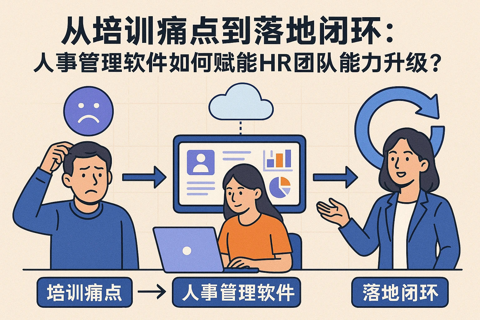 从培训痛点到落地闭环：人事管理软件如何赋能HR团队能力升级？