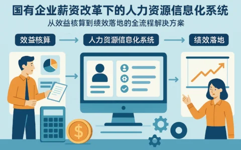国有企业薪资改革下的人力资源信息化系统应用：从效益核算到绩效落地的全流程解决方案