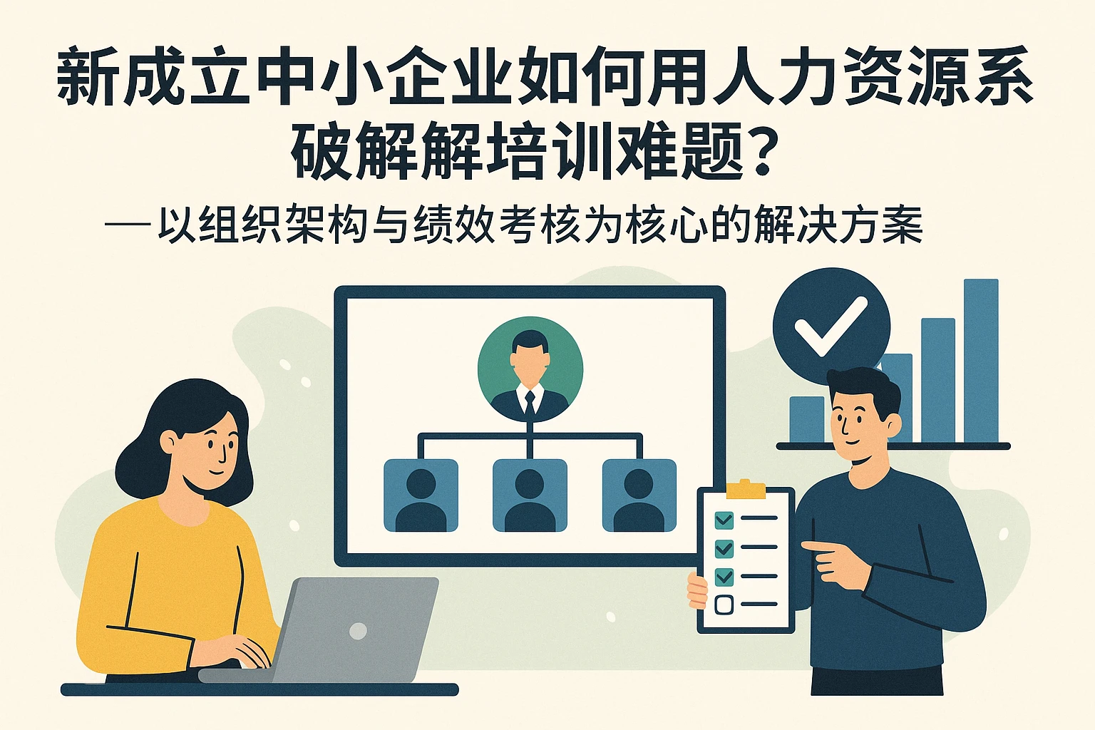 新成立中小企业如何用人力资源系统破解培训难题？——以组织架构与绩效考核为核心的解决方案