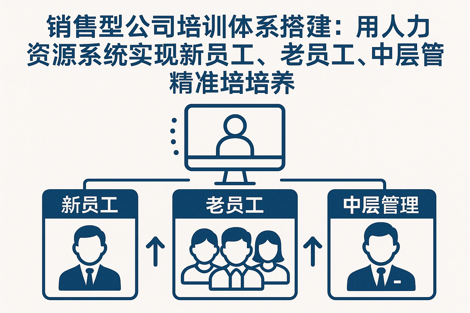 销售型公司培训体系搭建：用人力资源系统实现新员工、老员工、中层管理精准培养