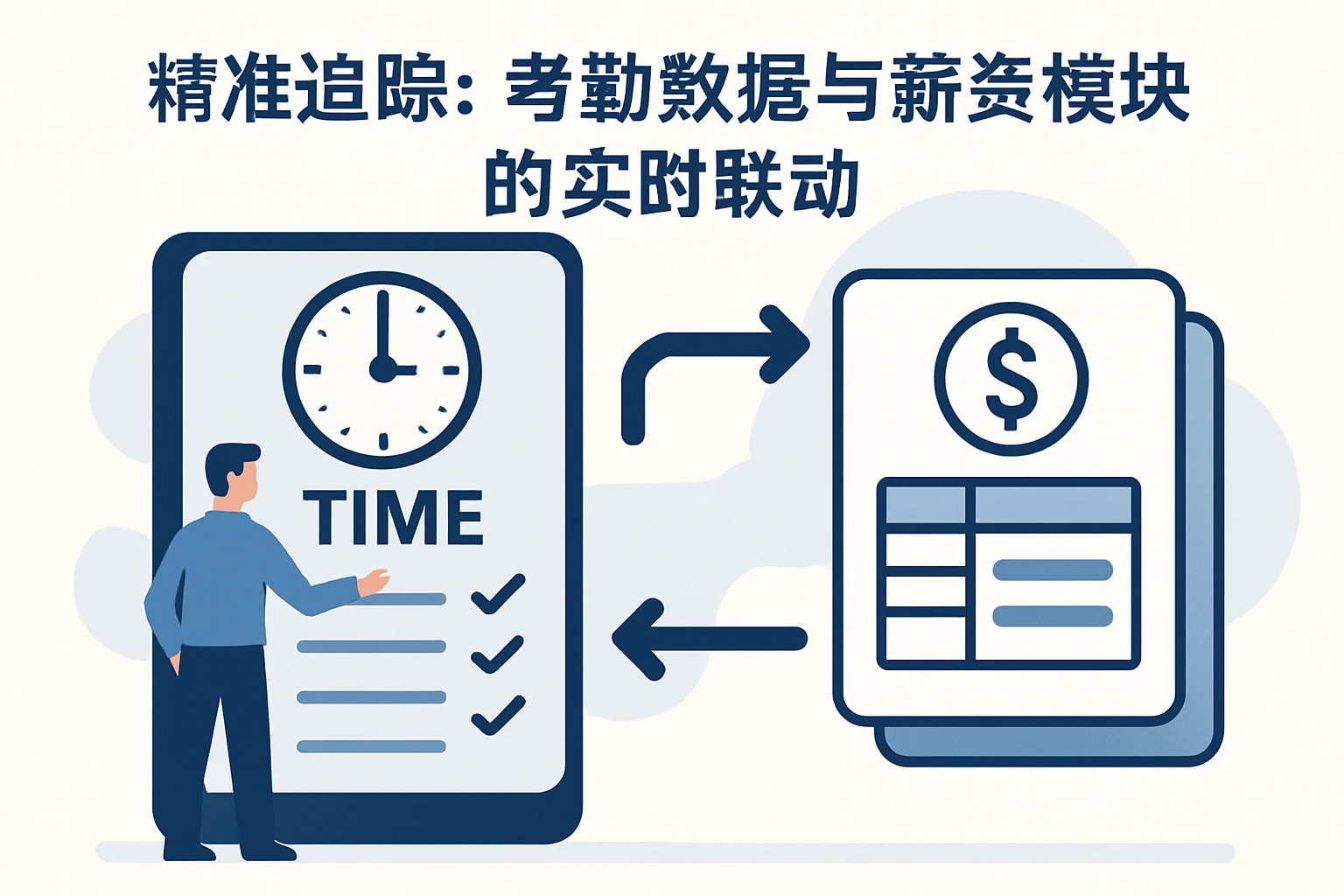 1. 精准追踪：考勤数据与薪资模块的实时联动