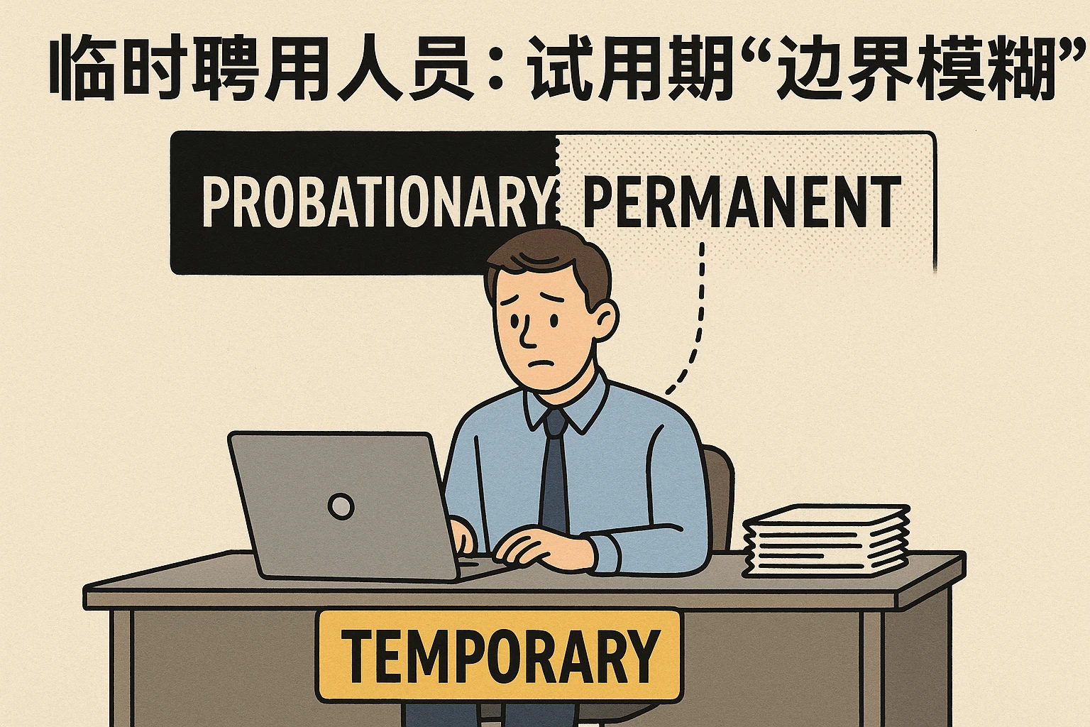 2. 临时聘用人员：试用期的“边界模糊”