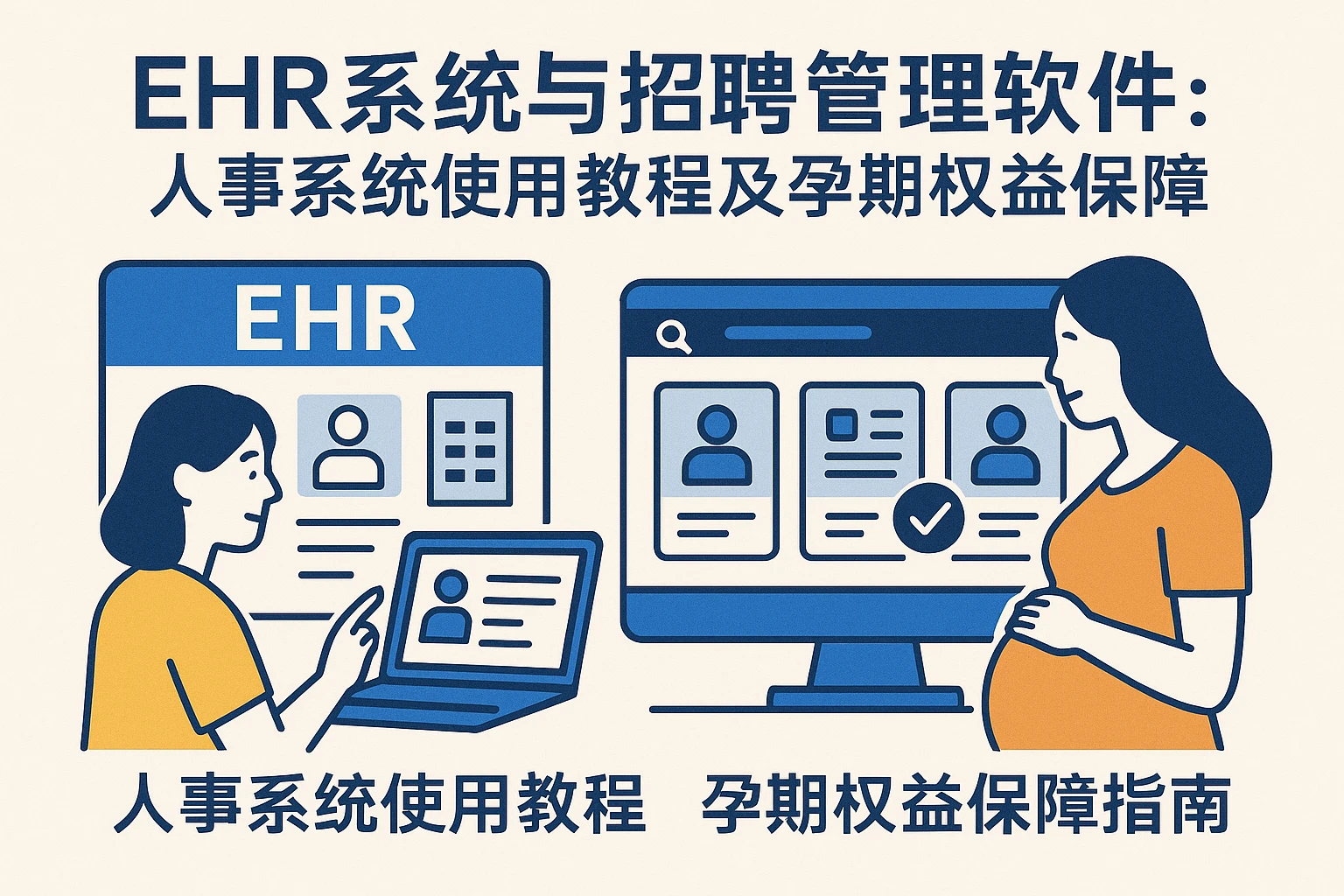 EHR系统与招聘管理软件：人事系统使用教程及孕期权益保障指南