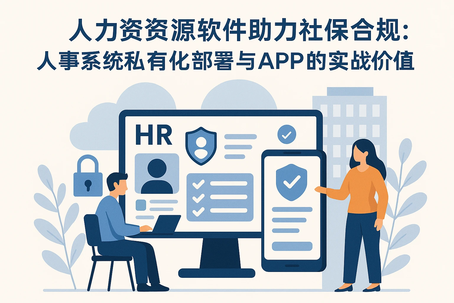 人力资源软件助力社保合规：人事系统私有化部署与APP的实战价值