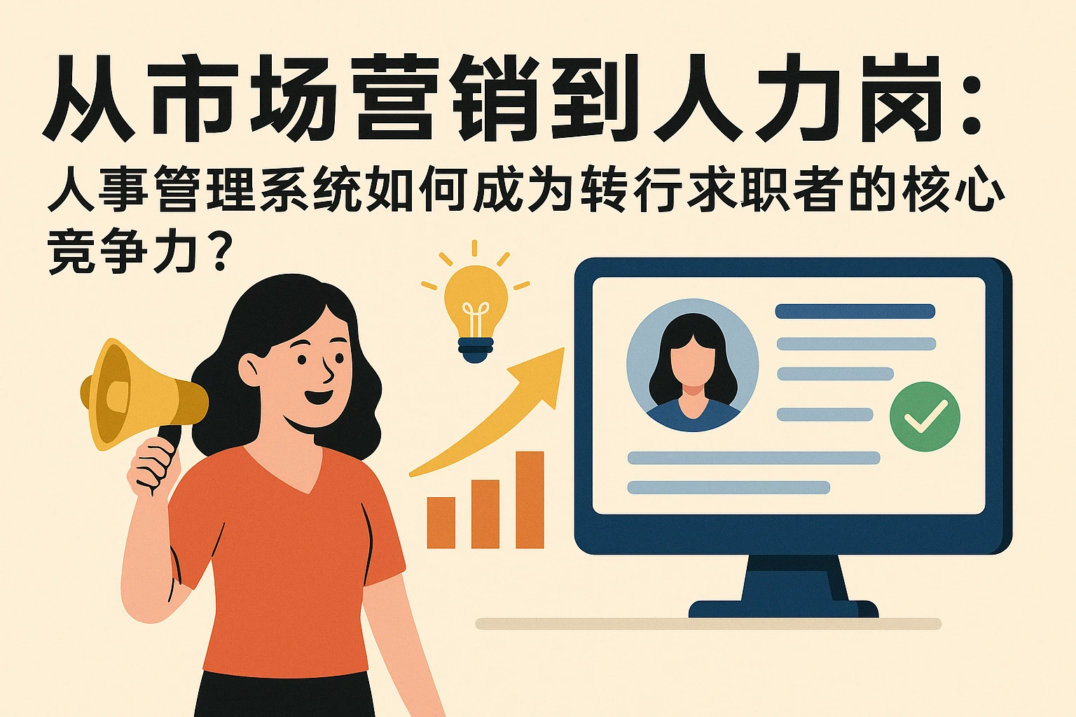 从市场营销到人力岗：人事管理系统如何成为转行求职者的核心竞争力？