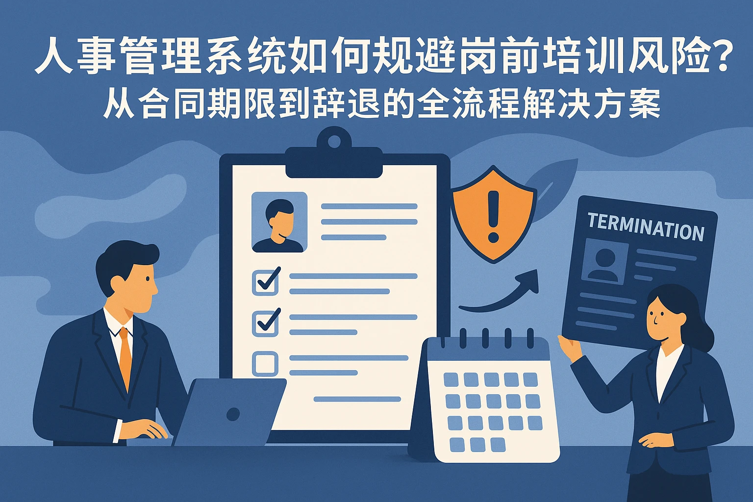 人事管理系统如何规避岗前培训风险？从合同期限到辞退的全流程解决方案
