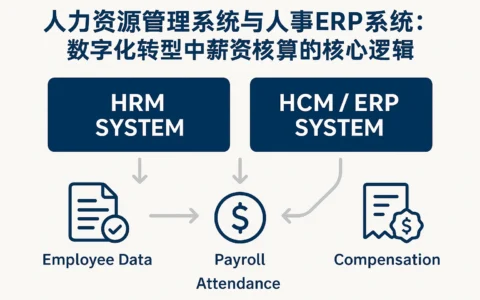 人力资源管理系统与人事ERP系统：数字化转型中薪资核算的核心逻辑