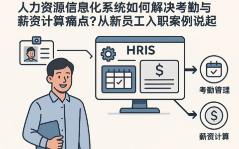 人力资源信息化系统如何解决考勤与薪资计算痛点？从新员工入职案例说起