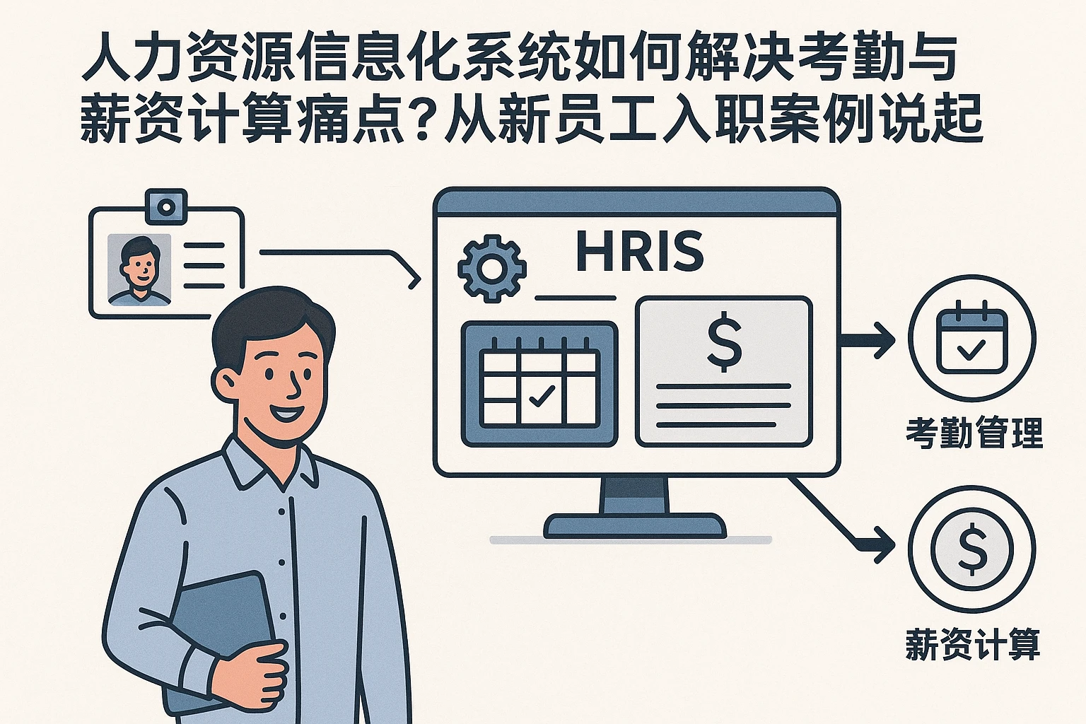 人力资源信息化系统如何解决考勤与薪资计算痛点？从新员工入职案例说起