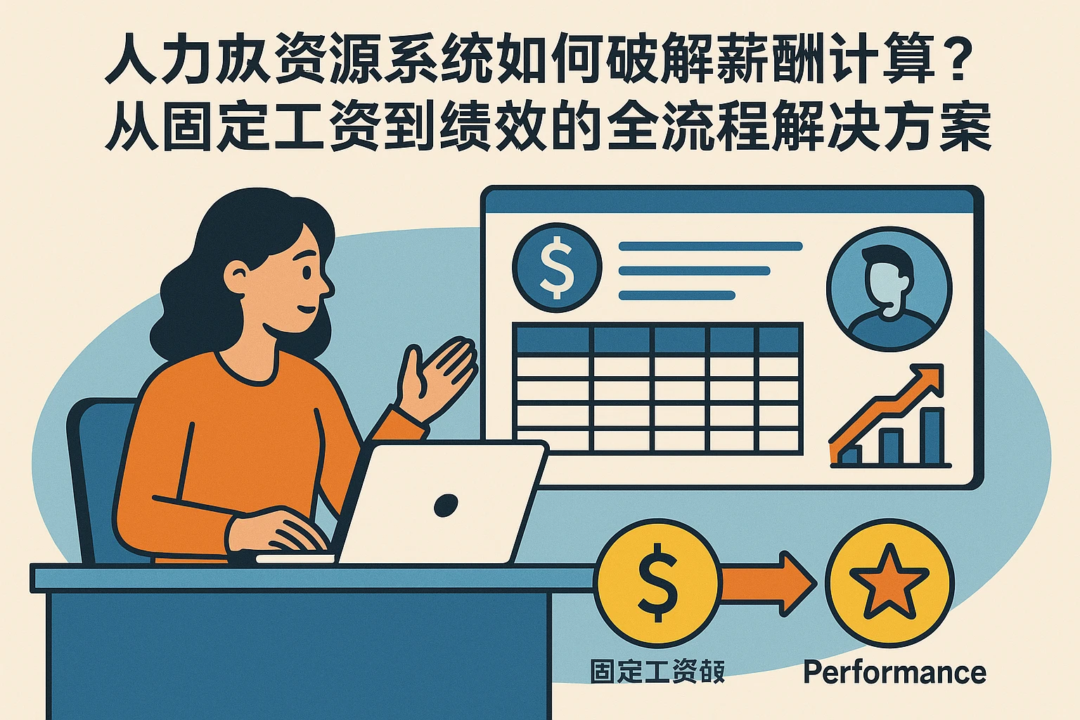 人力资源系统如何破解薪酬计算难题？从固定工资到绩效的全流程解决方案