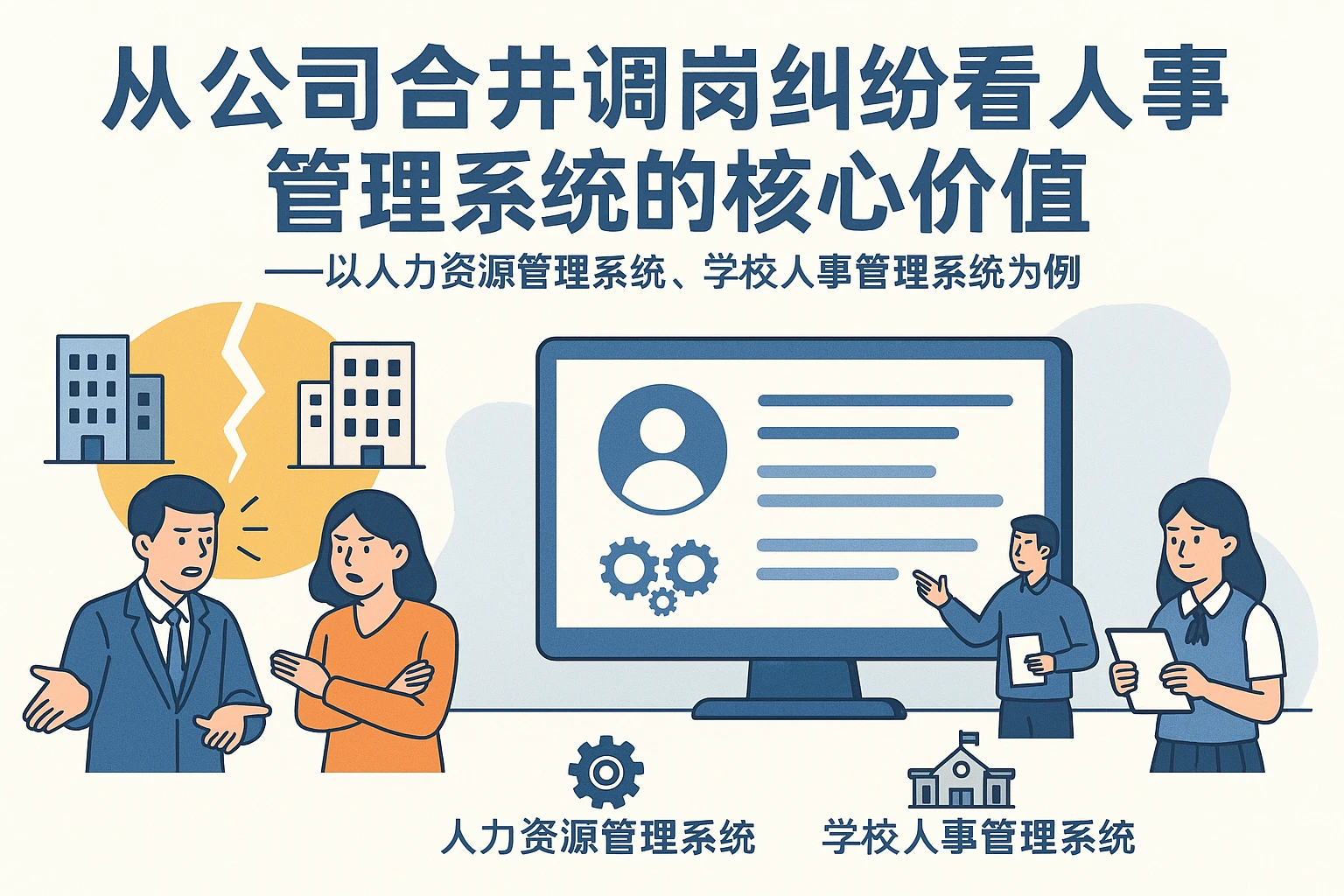 从公司合并调岗纠纷看人事管理系统的核心价值——以人力资源管理系统、学校人事管理系统为例