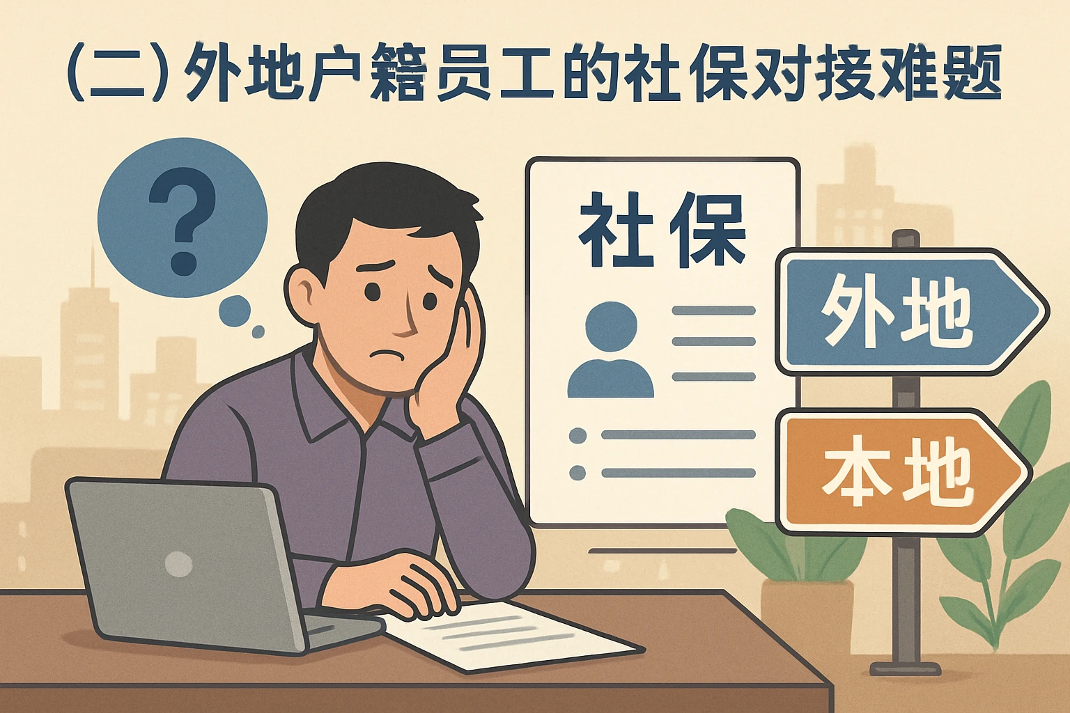 （二）外地户籍员工的社保对接难题