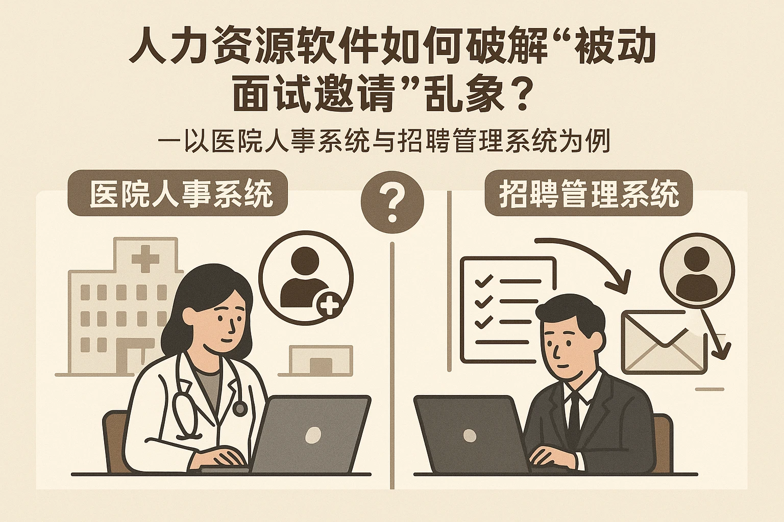 人力资源软件如何破解“被动面试邀请”乱象？以医院人事系统与招聘管理系统为例