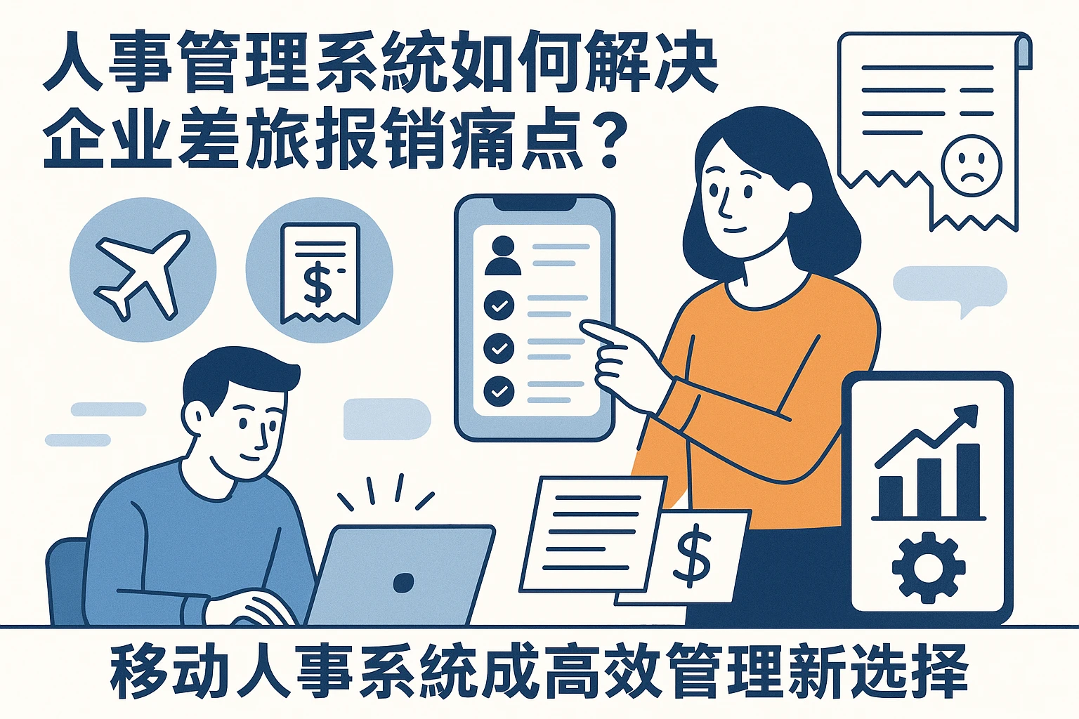 人事管理系统如何解决企业差旅报销痛点？移动人事系统成高效管理新选择