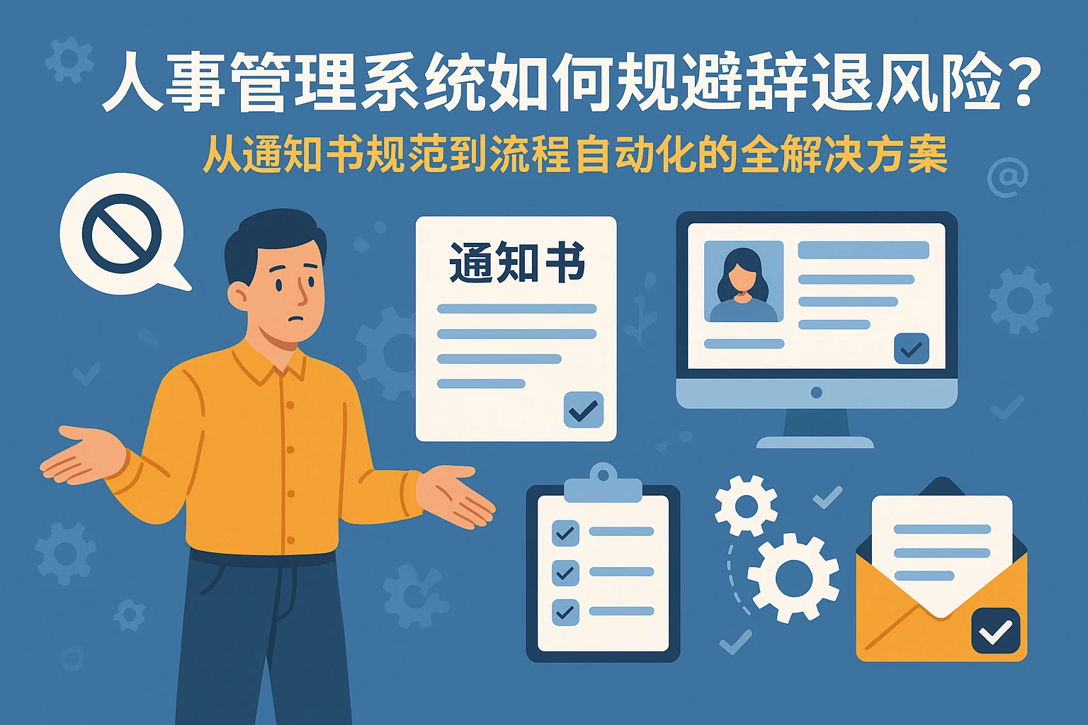 人事管理系统如何规避辞退风险？从通知书规范到流程自动化的全解决方案
