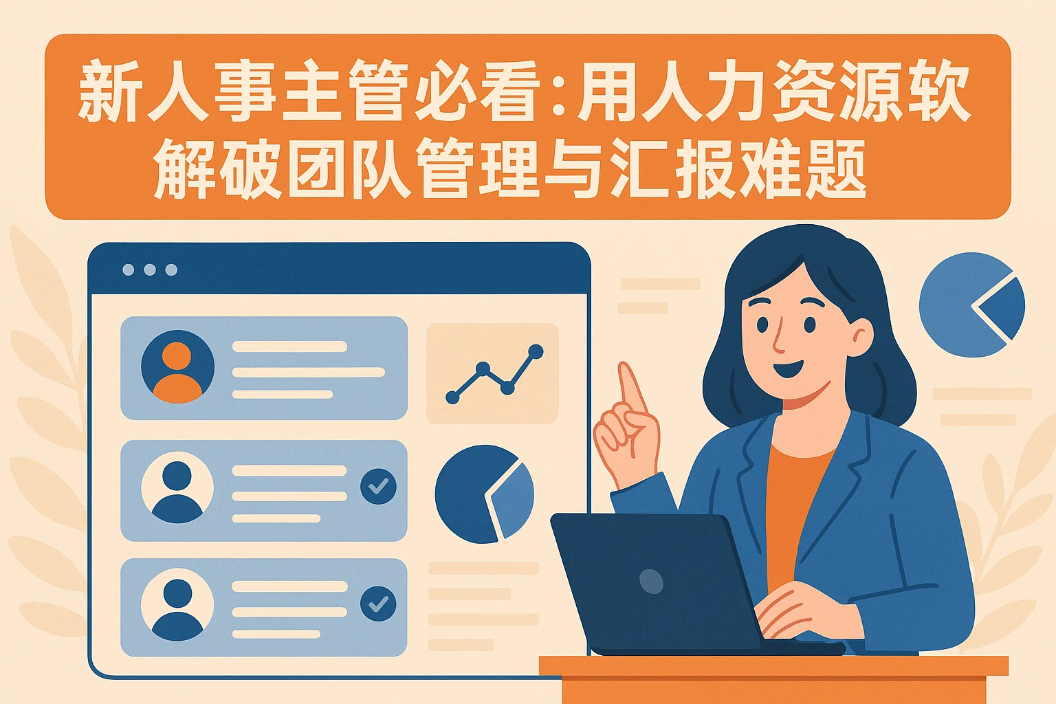 新人事主管必看：用人力资源软件破解团队管理与汇报难题