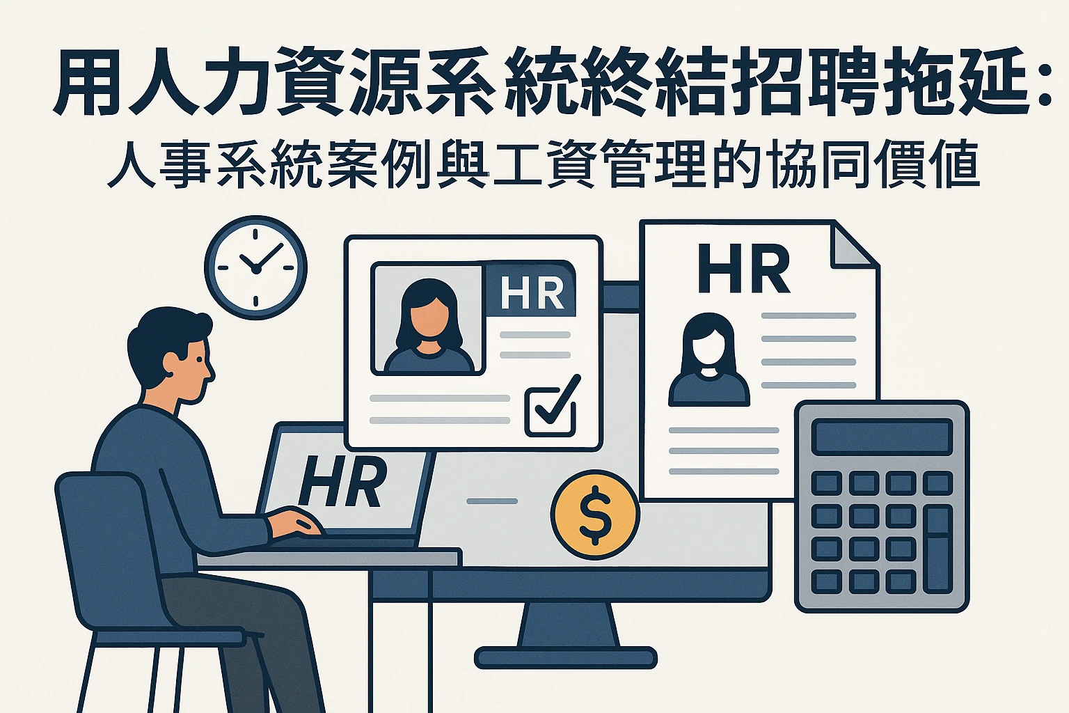 用人力资源系统终结招聘拖延：人事系统案例与工资管理的协同价值