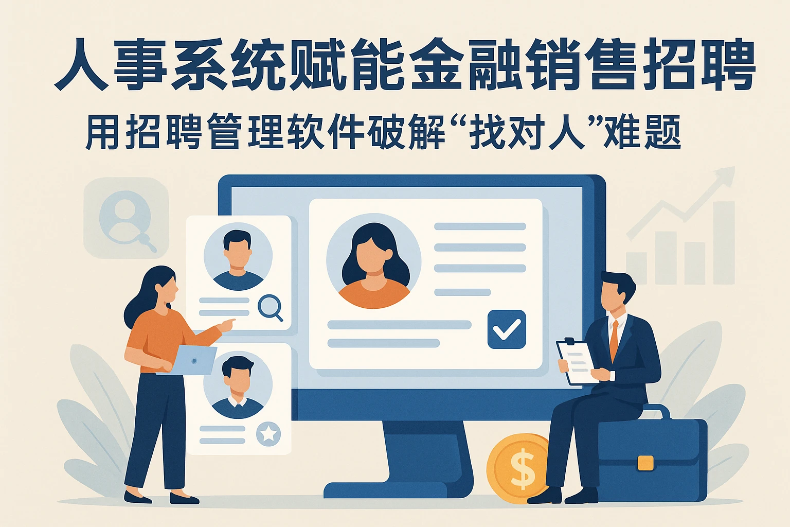 人事系统赋能金融销售招聘：用招聘管理软件破解“找对人”难题