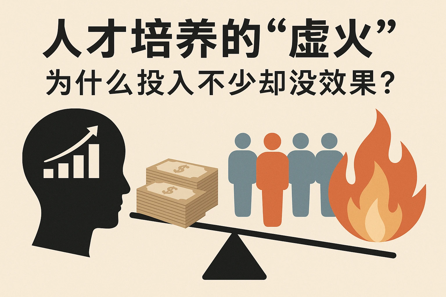 2. 人才培养的“虚火”：为什么投入不少却没效果？