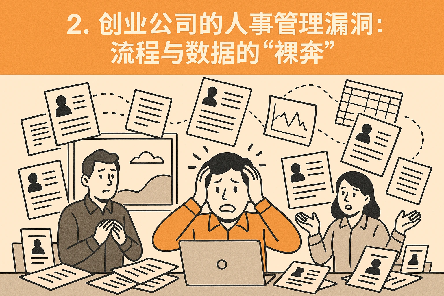 2. 创业公司的人事管理漏洞：流程与数据的“裸奔”