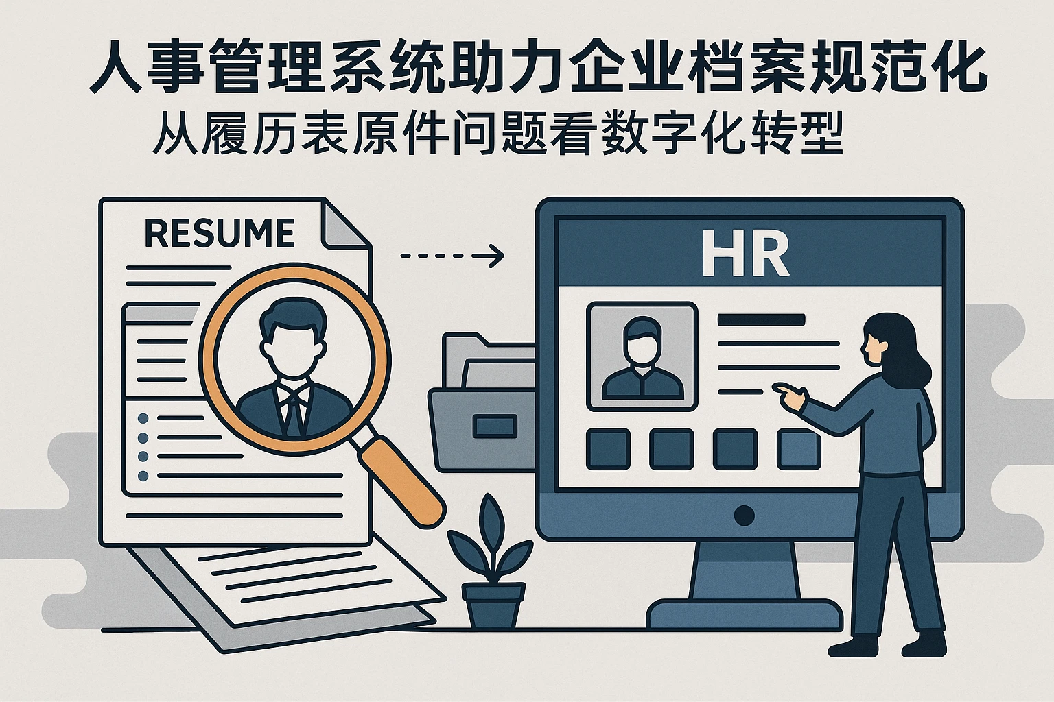 人事管理系统助力企业档案规范化：从履历表原件问题看数字化转型