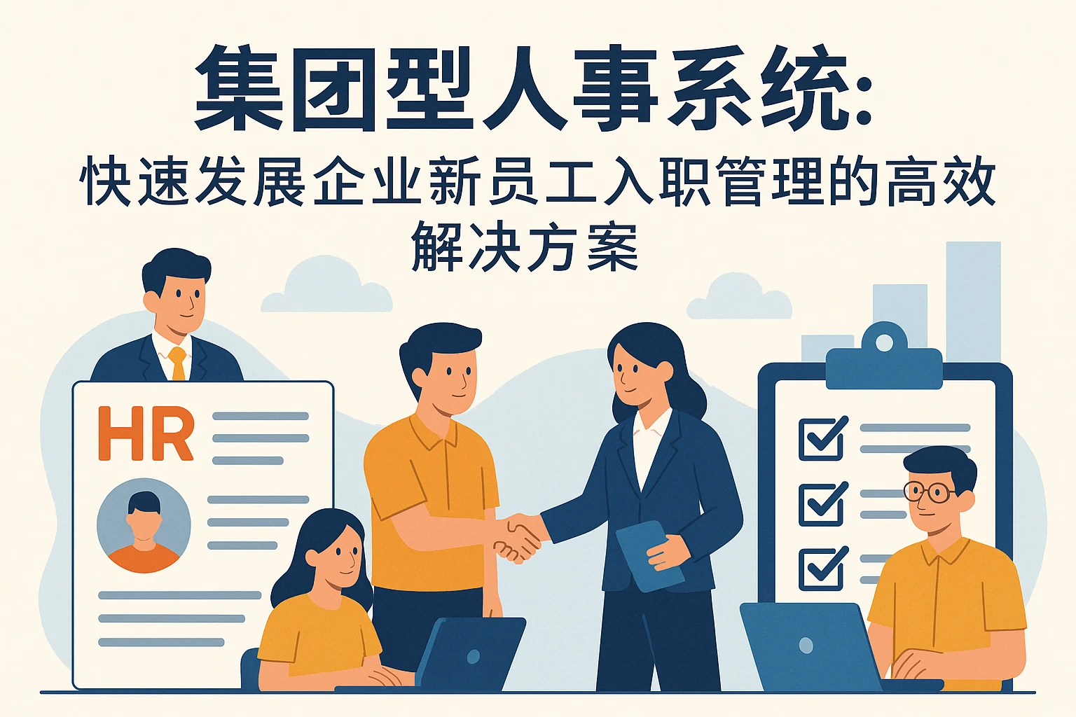 集团型人事系统：快速发展企业新员工入职管理的高效解决方案