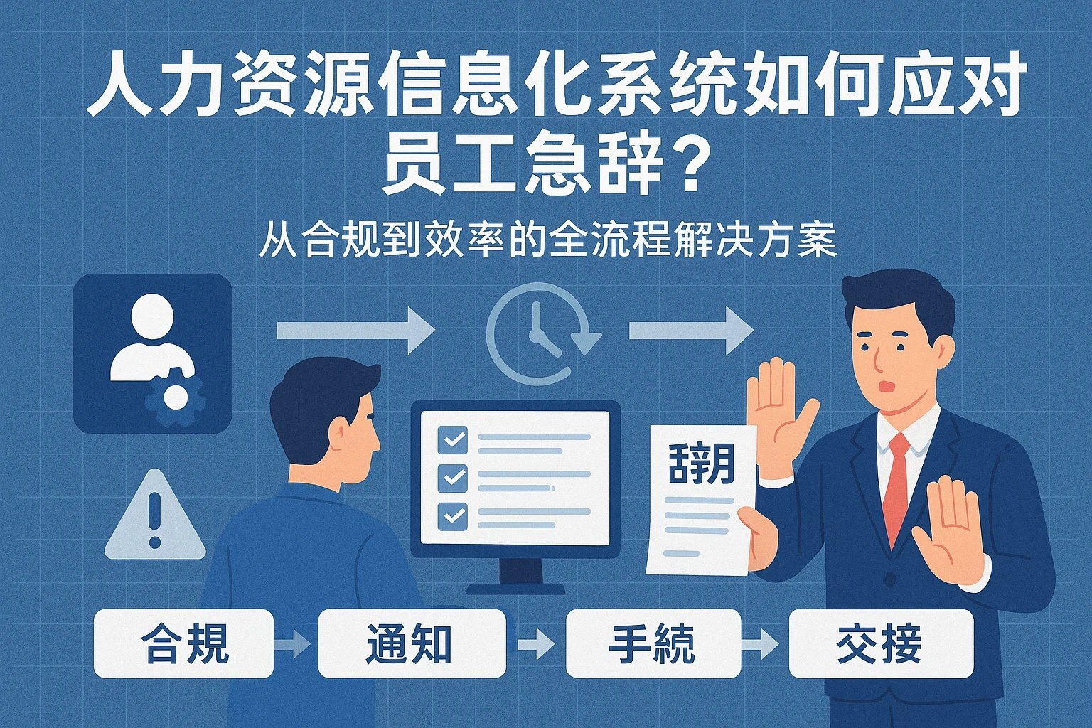 人力资源信息化系统如何应对员工急辞？从合规到效率的全流程解决方案