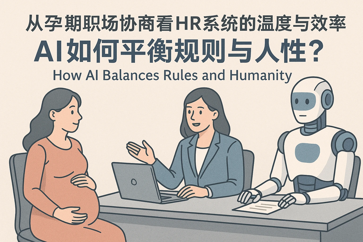 从孕期职场协商看HR系统的温度与效率：AI如何平衡规则与人性？