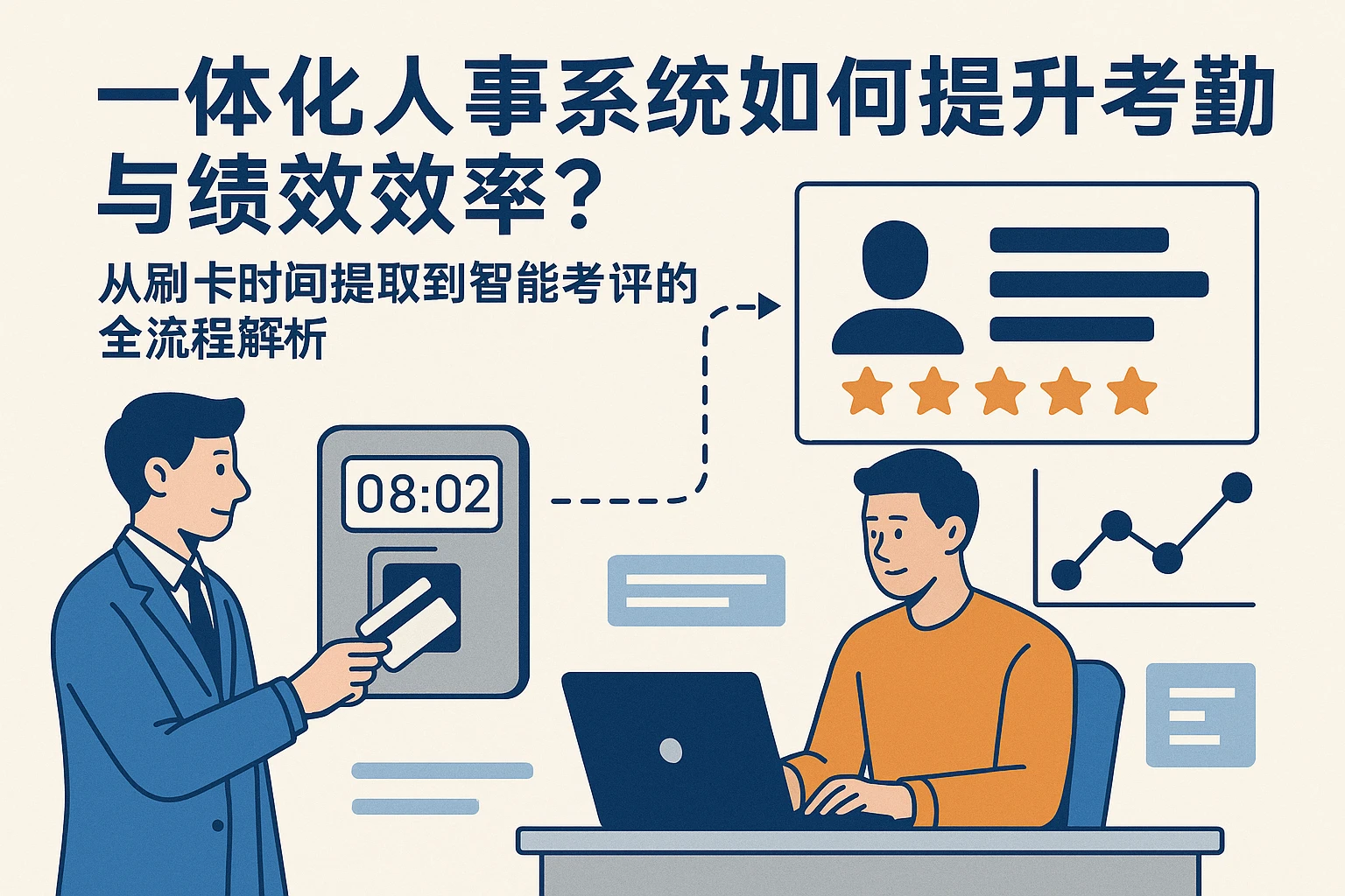 一体化人事系统如何提升考勤与绩效效率？从刷卡时间提取到智能考评的全流程解析