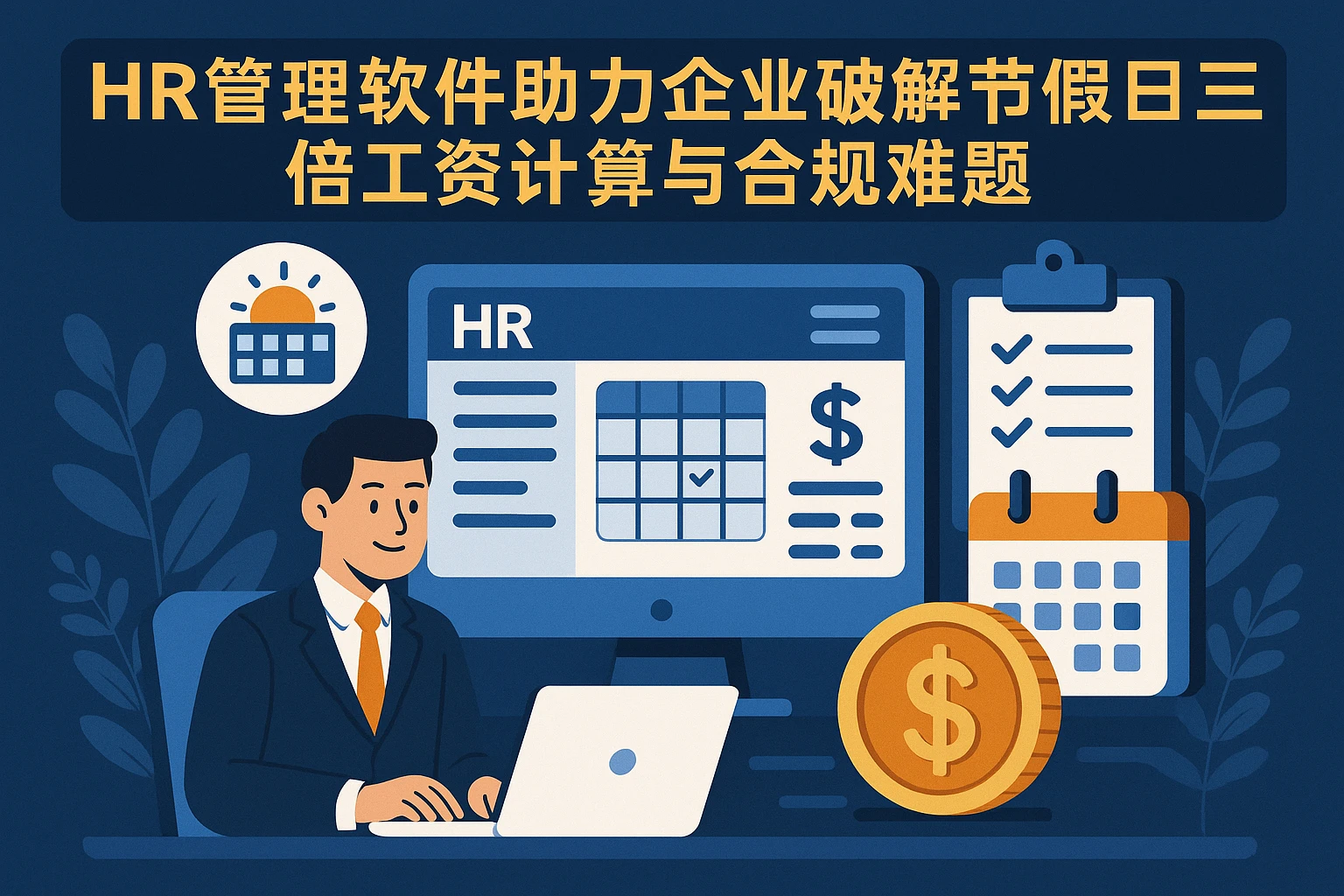 HR管理软件助力企业破解节假日三倍工资计算与合规难题