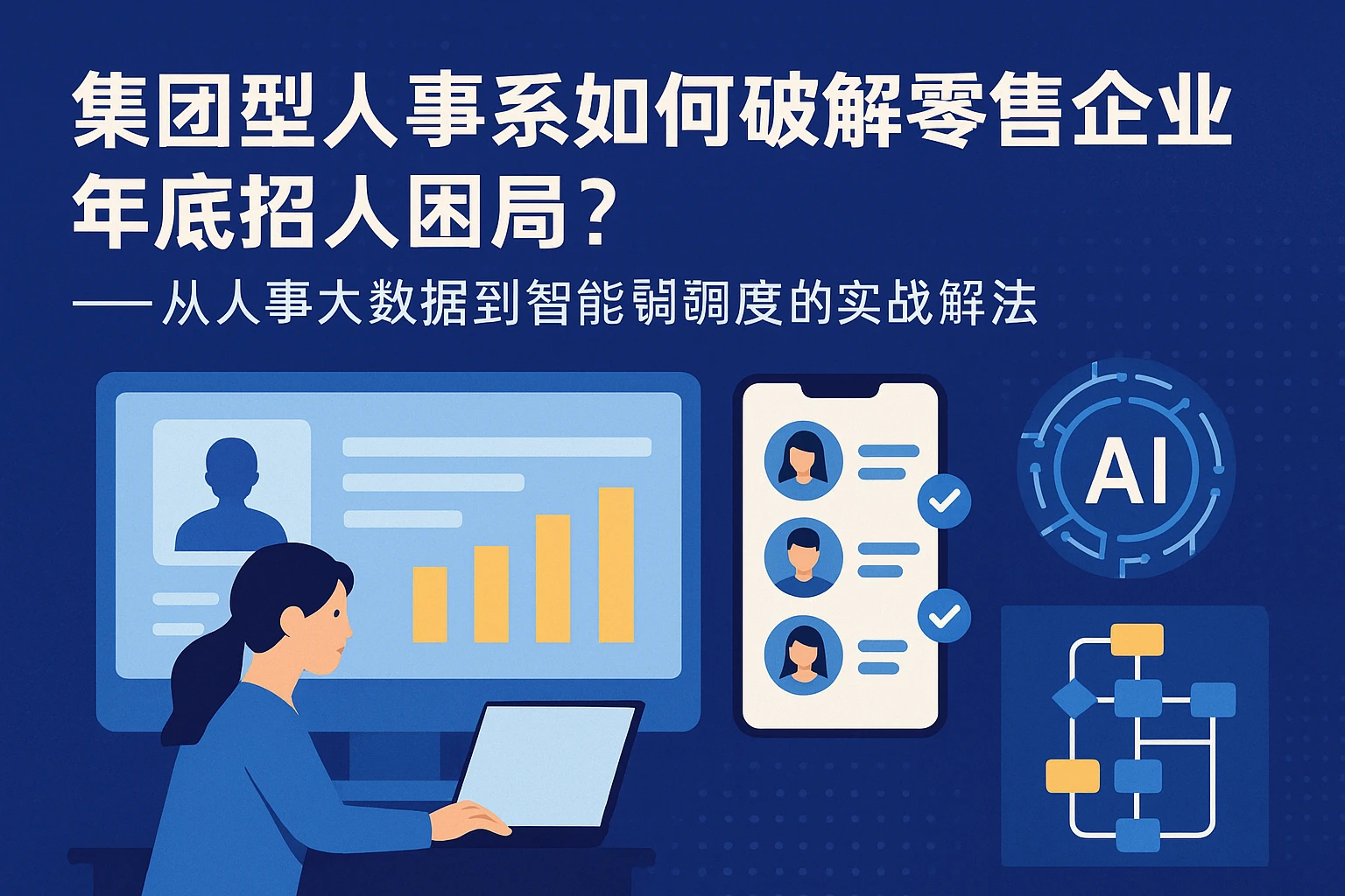 集团型人事系统如何破解零售企业年底招人困局？——从人事大数据到智能调度的实战解法