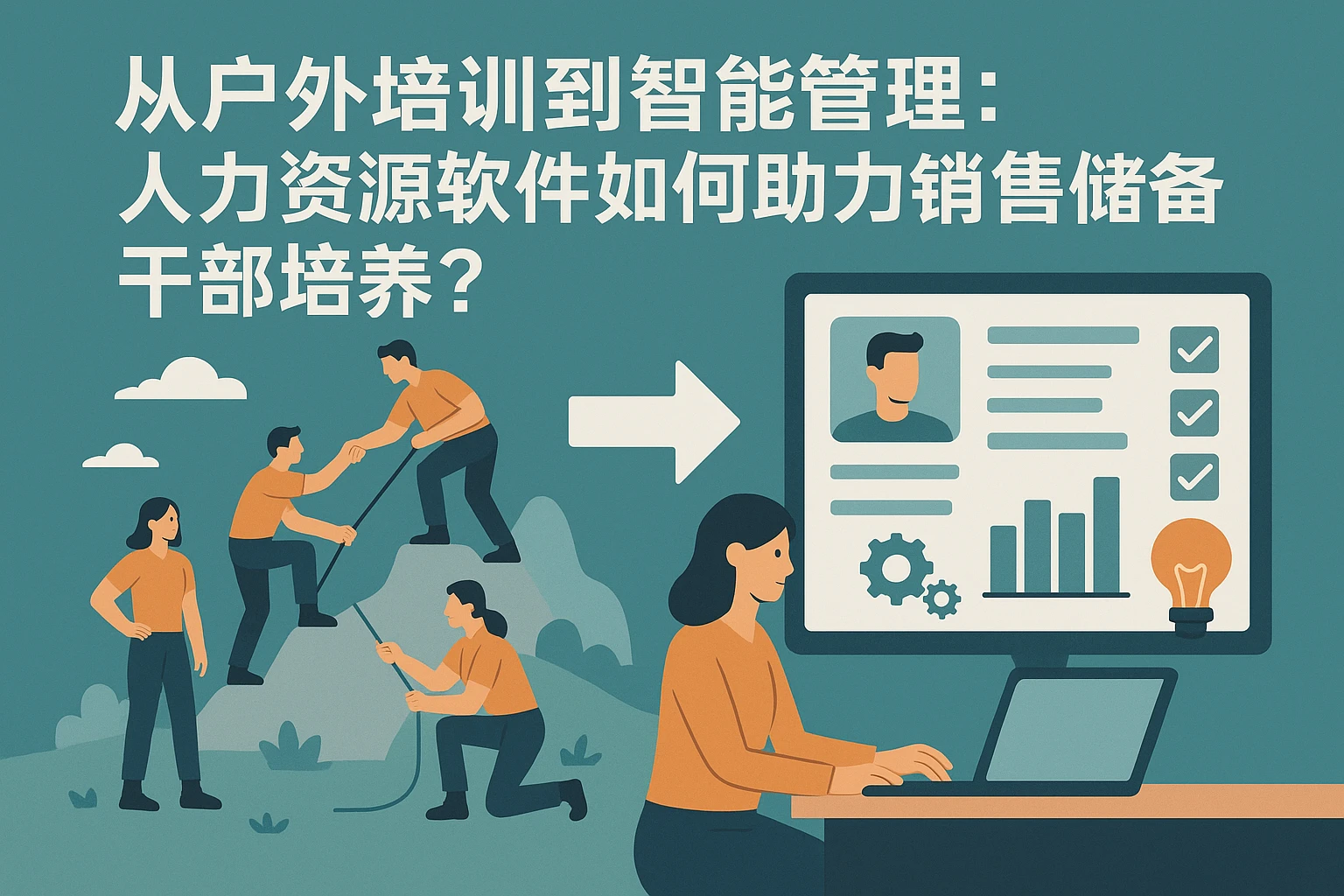 从户外培训到智能管理：人力资源软件如何助力销售储备干部培养？