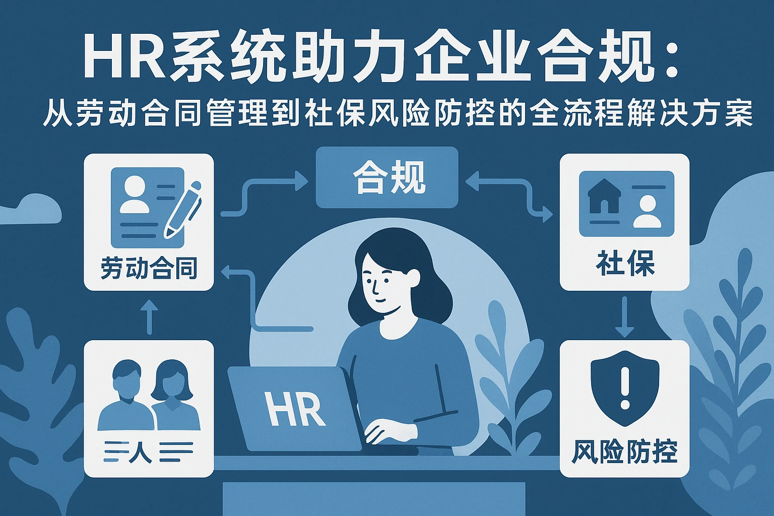 HR系统助力企业合规：从劳动合同管理到社保风险防控的全流程解决方案